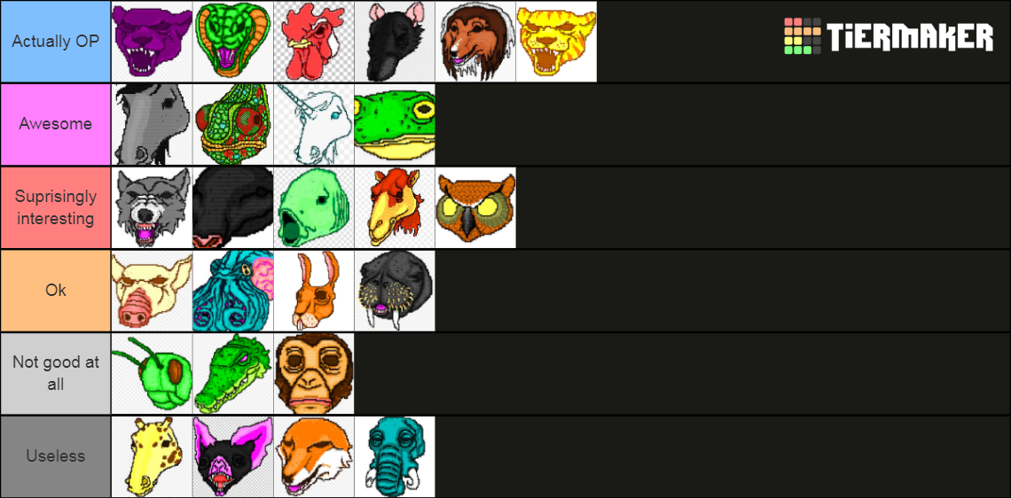 Hotline Miami 1 Mask Tier List Rankings) TierMaker