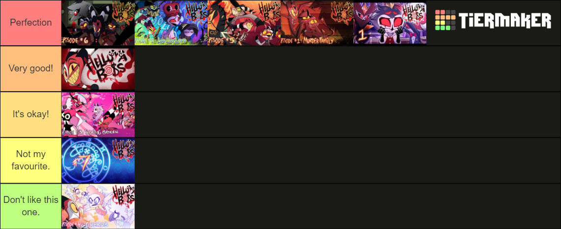 Helluva Boss Episodes Tier List (Community Rankings) - TierMaker