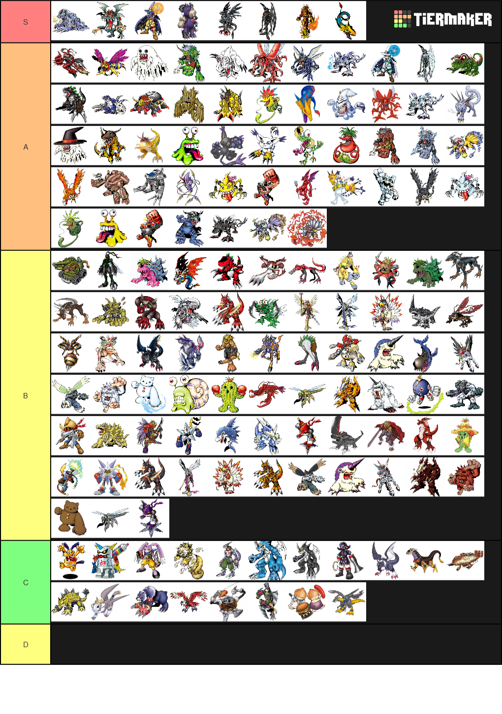 digimon gem series list