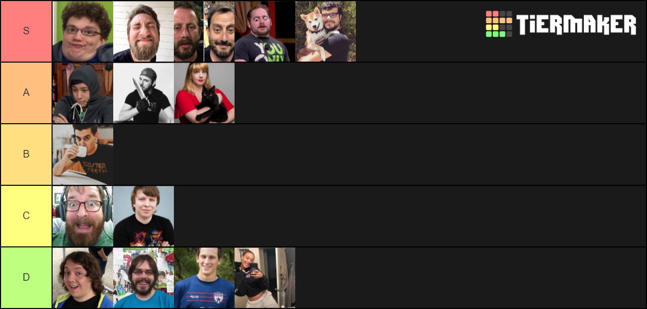 Achievement Hunter Tier List Rankings) TierMaker