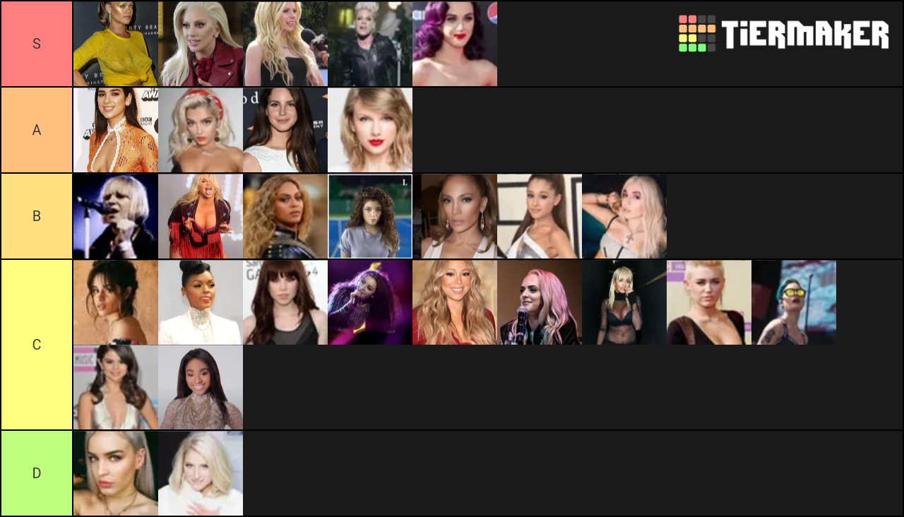 female-pop-singers-tier-list-community-rankings-tiermaker