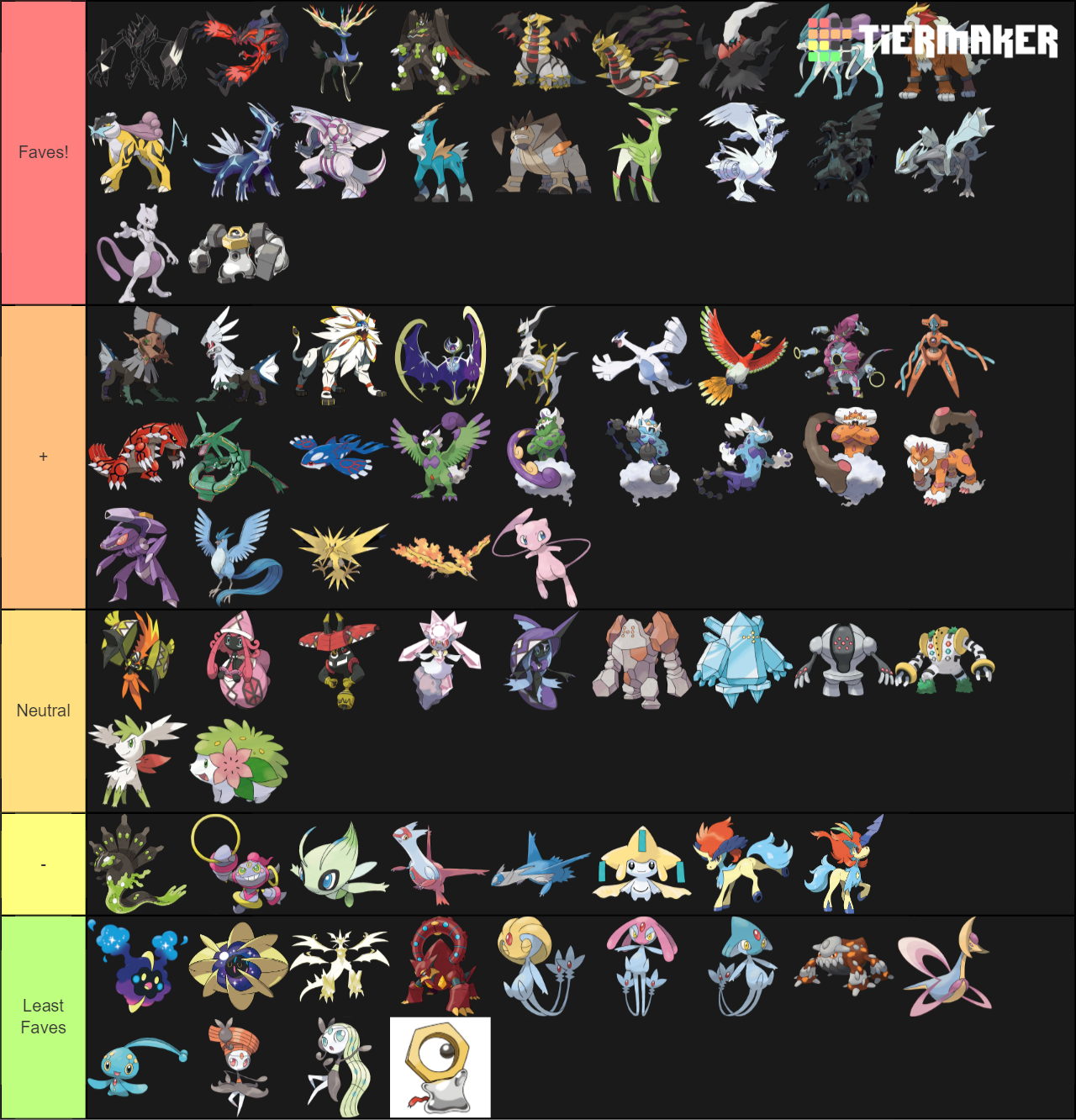 Legendary Pokemon List