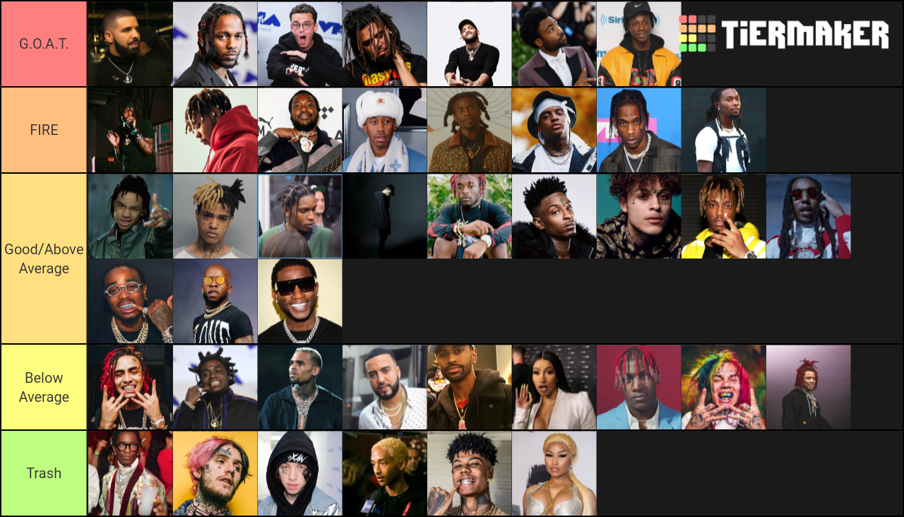 melhores rappers da new school american
