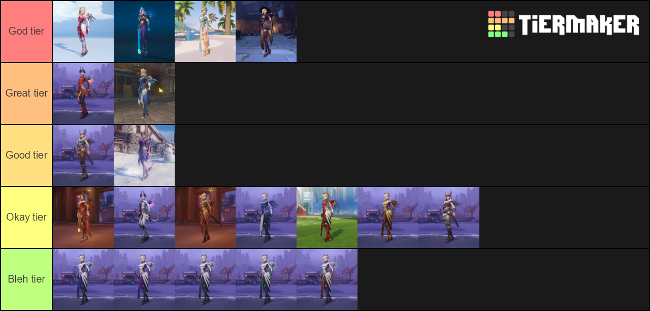 Overwatch skins Tier List (Community Rankings) - TierMaker