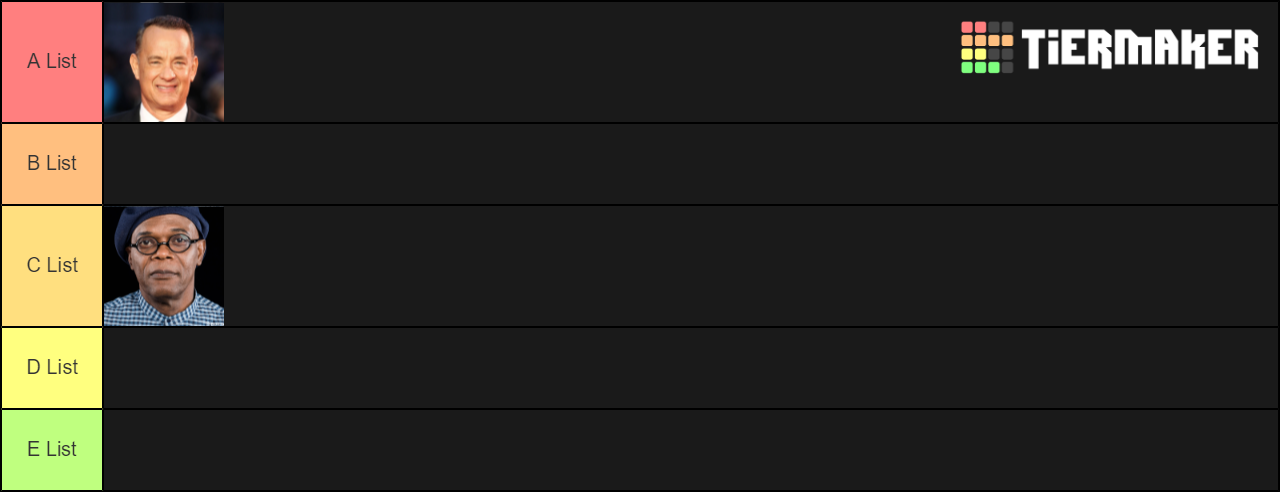 Top Actors Unfinished Tier List Community Rankings TierMaker