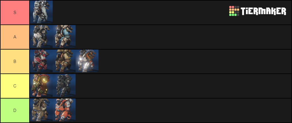 Winston's Epic/Legendary skins Tier List (Community Rankings) - TierMaker