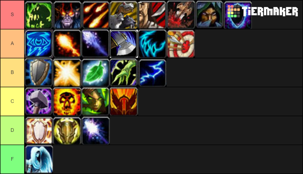 Wow Classic Specs Tier List (Community Rankings) - TierMaker