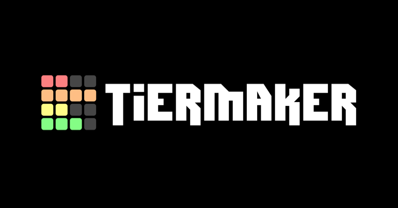 Create A DH Tier List TierMaker